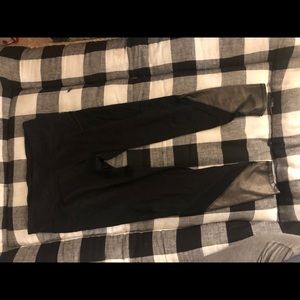 Black and gold leggings